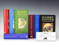 Harry Potter Series Complete Deluxe Set. Harry Potter and the Philosopher’s Stone, Chamber of Secrets,… by J.K Rowling - Signed First Edition - 1997-2007 - from Raptis Rare Books (SKU: 81035)