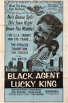 Solomon King [Black Agent Lucky King] (Original poster for the 1974 Blaxploitation film)