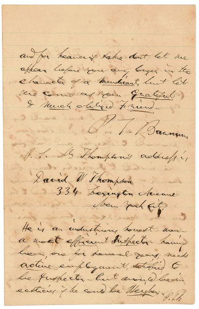 AUTOGRAPH LETTER SIGNED (ALS)