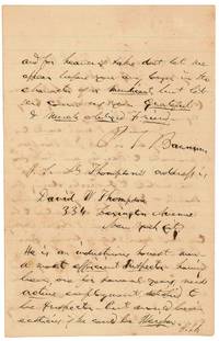 AUTOGRAPH LETTER SIGNED (ALS)