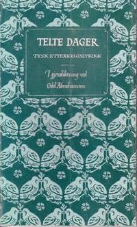 (ABRAHAMSEN, ODD) Telte dager. Tysk…