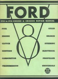 image of Ford V-8 1932 to 1936 Engine & Chassis Repair Manual