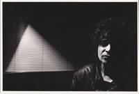 Three original photographs of Alan Vega at the Rex Club, 1986