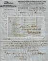 1849 – Shipping document and purchase inquiry from a prominent, but rather infamous Navy Chaplain at Sing Sing, New York, regarding a shipment of books he wished to sell to a Philadelphia bookselling firm which in several years’ time would become a major publishing house