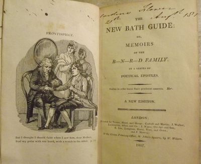 THE NEW BATH GUIDE, MEMOIRS THE B-N-R-D FAMILY SERIES POETIC EPISTLES