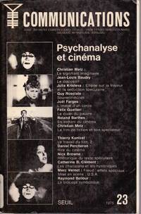 Psychanalyse et cinÃ©ma. de COMMUNICATIONS - 1975