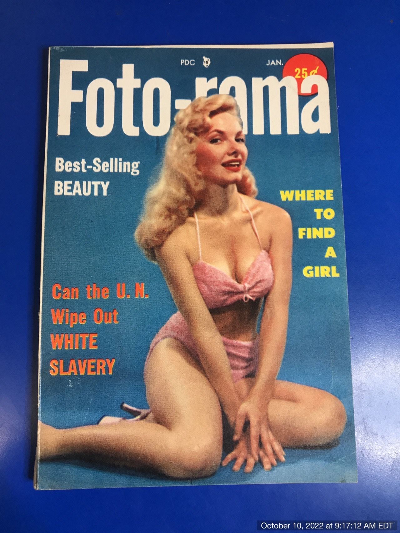 Ogle (Vintage pinup magazine, Terry Higgins cover, Aug 1960) by Fass, Myron  (editor, publisher) - 1960
