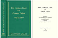 The Criminal Code of the German Empire by Geoffrey Drage - Hardcover - 2006 - from The Lawbook Exchange Ltd (SKU: 41766)