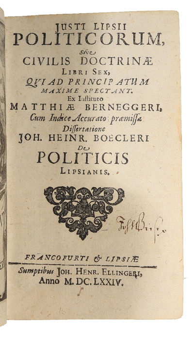 Politicorum, sive Civilis doctrinae libri sex (...). (photo 2)