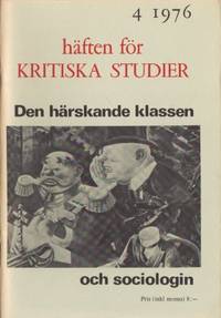 Häften för kritiska studier 4 1976.