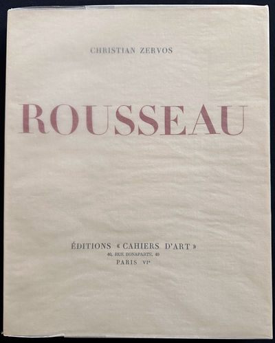 Cahiers d’art, 1929. Rousseau.