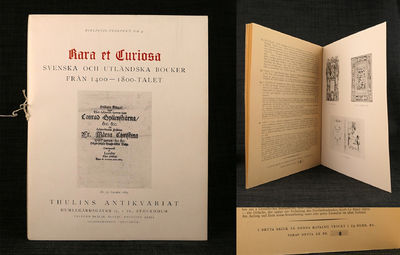 Bibliofil-prospekt n:r 4. Rara et Curiosa.…
