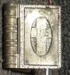MINIATURE BIBLE IN WHITE METAL CASE
