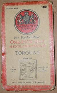 Torquay: Sheet 188 New popular Edition One-inch Map (1:63360) of England & Wales