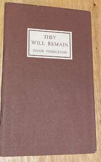 cover of They Will Remain: Poems by Susan Pendleton