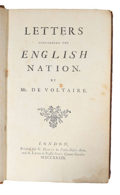 Letters Concerning The English Nation. - [A KEY WORK OF THE HISTORY OF SCIENCE AND PHILOSOPHY] (photo 2)