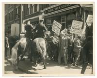 [Wire Photo]: Twenty-three Injured as Seamen Strike