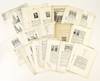 A COLLECTION OF 30 EPHEMERAL ITEMS FROM THE GUILD OF HANDICRAFT AND THE ESSEX HOUSE PRESS