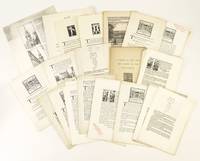 A COLLECTION OF 30 EPHEMERAL ITEMS FROM THE GUILD OF HANDICRAFT AND THE ESSEX HOUSE PRESS by (ESSEX HOUSE PRESS) - 1892-1906 - from Phillip J. Pirages Fine Books and Medieval Manuscripts (SKU: CCS1931)
