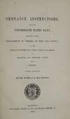 Ordnance Instructions for the Confederate States Navy Relating to the Preparation of Vessels of War for Battle, to the Duties of Officers and Others When at Quarters, to Ordnance and Ordnance Stores, and to Gunnery.; Published by order of the Navy Department