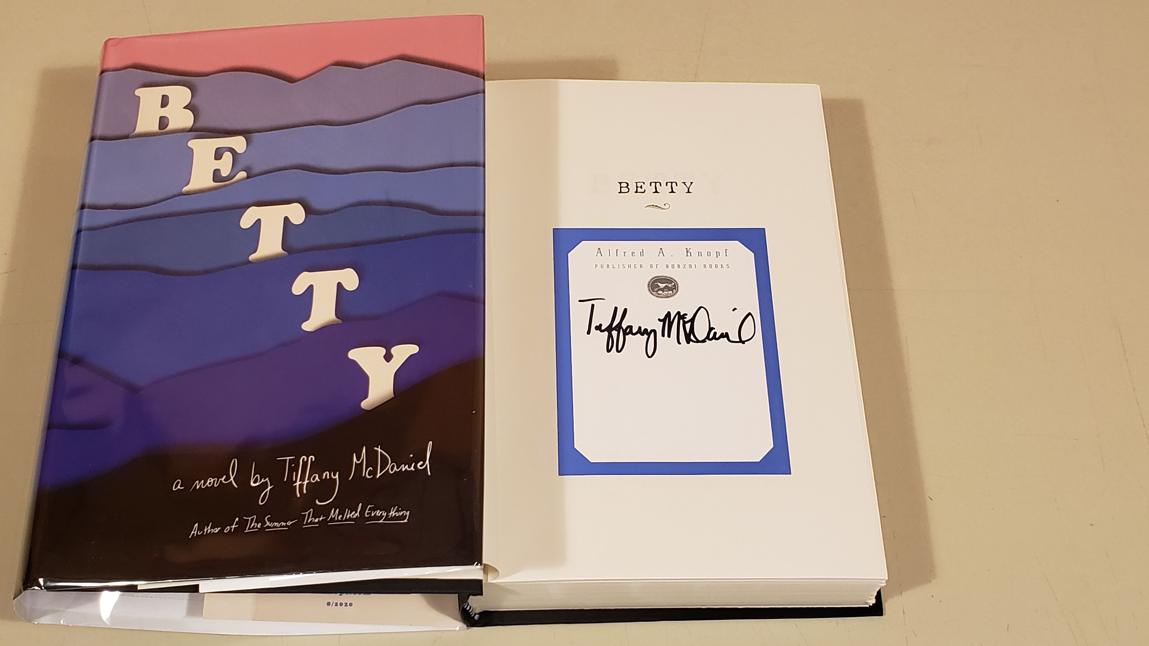 Betty: Signed Book Plate by Mcdaniel, Tiffany | Hardcover | 2020