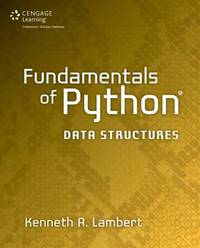 Fundamentals of Python : Data Structures