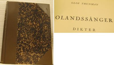 Olandssånger. Dikter.