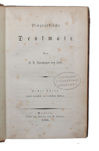 Biographische Denkmale. Zweite vermehrte und verbesserte Auflage. 5 Bde. (photo 2)