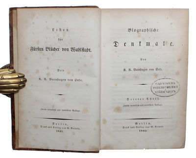 Biographische Denkmale. Zweite vermehrte und verbesserte Auflage. 5 Bde. (photo 4)