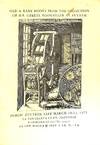 Sale 10-12 March 1975: Old & Rare Books from the Collection of H.F. Geerts, Bookseller at Arnhem.