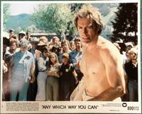 'Any Which Way You Can', original complete 8 film lobby card set. Clint Eastwood, Floyd...