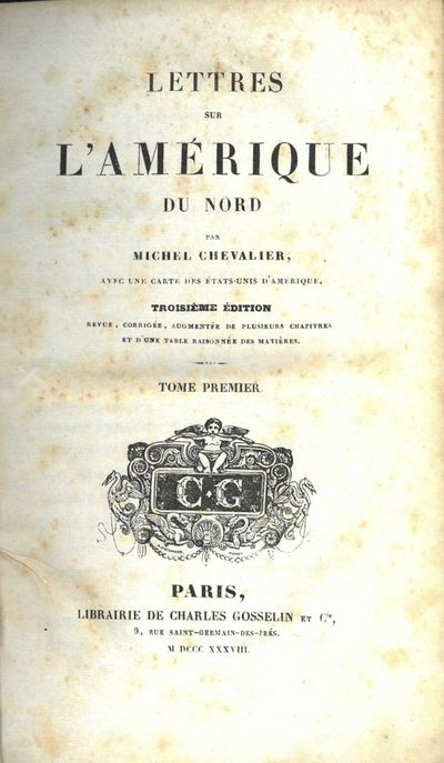 Lettres surl’Amérique du Nord. Par (...), avec…