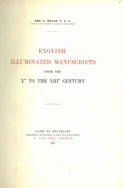 English illuminated manuscripts from the Xth to the XIIIth century. (photo 2)