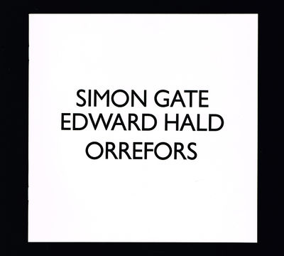 Simon Gate. Edward Hald. Orrefors.