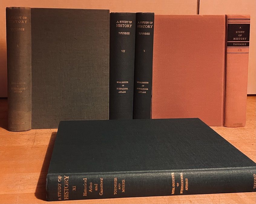 A Study of History (COMPLETE TWELVE VOLUME SET IN DUST