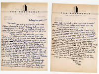 Autograph letter signed