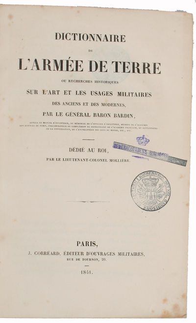 Dictionnaire de l'armée de terre, ou recherches historiques sur l'art et les usages militaires des anciens et des modernes. 15 vols. (photo 4)
