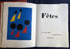 Fêtes. With 8 original etchings by Calder