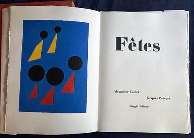 Fêtes. With 8 original etchings by Calder