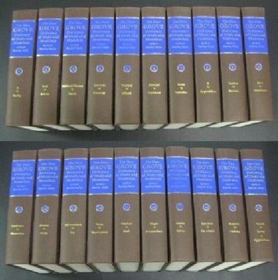 The New Grove Dictionary of Music and Musicians: Volumes 1-20. A