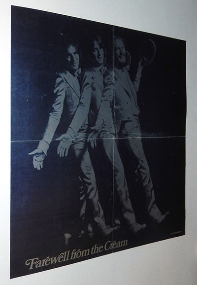 Original Farewell from the Cream Poster 1969 Goodbye Cream Album