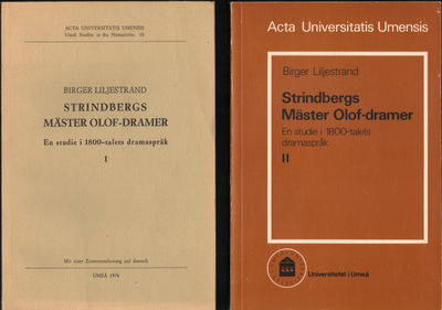 STRINDBERGS MÄSTER OLOF-DRAMER I-II. En studie i…
