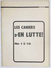 image of Les Cahiers d'EN LUTTE! No 1 à 10