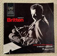 cover of Festival of Britten: 25 February - 21 March 1993, Barbican Centre. Programme book.