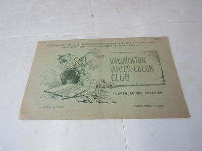 The Washington Water-Color Club Fourth Annual Exhibit, 1899