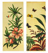 Ten Late Victorian 'Crystographs for Glass Decoration,' designed to represent Stained glass windows, including examples of borders and center pieces
