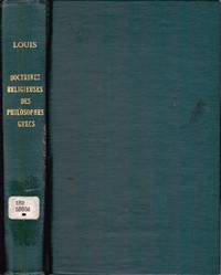 image of Doctrines religieuses des philosophes grecs.