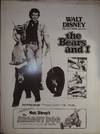 The Bears and I / The Shaggy Dog Pressbook 1974 Patrick Wayne, Chief Dan George
