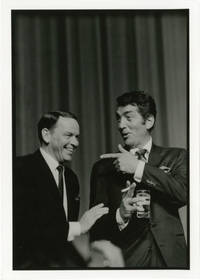 image of Original double weight photograph of Frank Sinatra and Dean Martin, circa 1960s