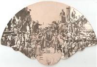 SOUVENIR FAN FROM HISTORICAL SONS OF UTAH PIONEERS RAILROAD VILLAGE MUSEUM, CORRINE, UTAH:; 7...